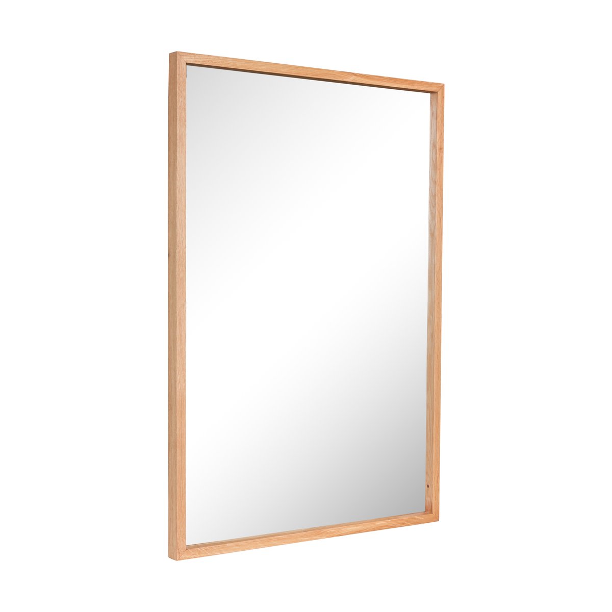 Hübsch Glimpse wall mirror medium Oak | Scandinavian Design | Wall mirrors | Beige