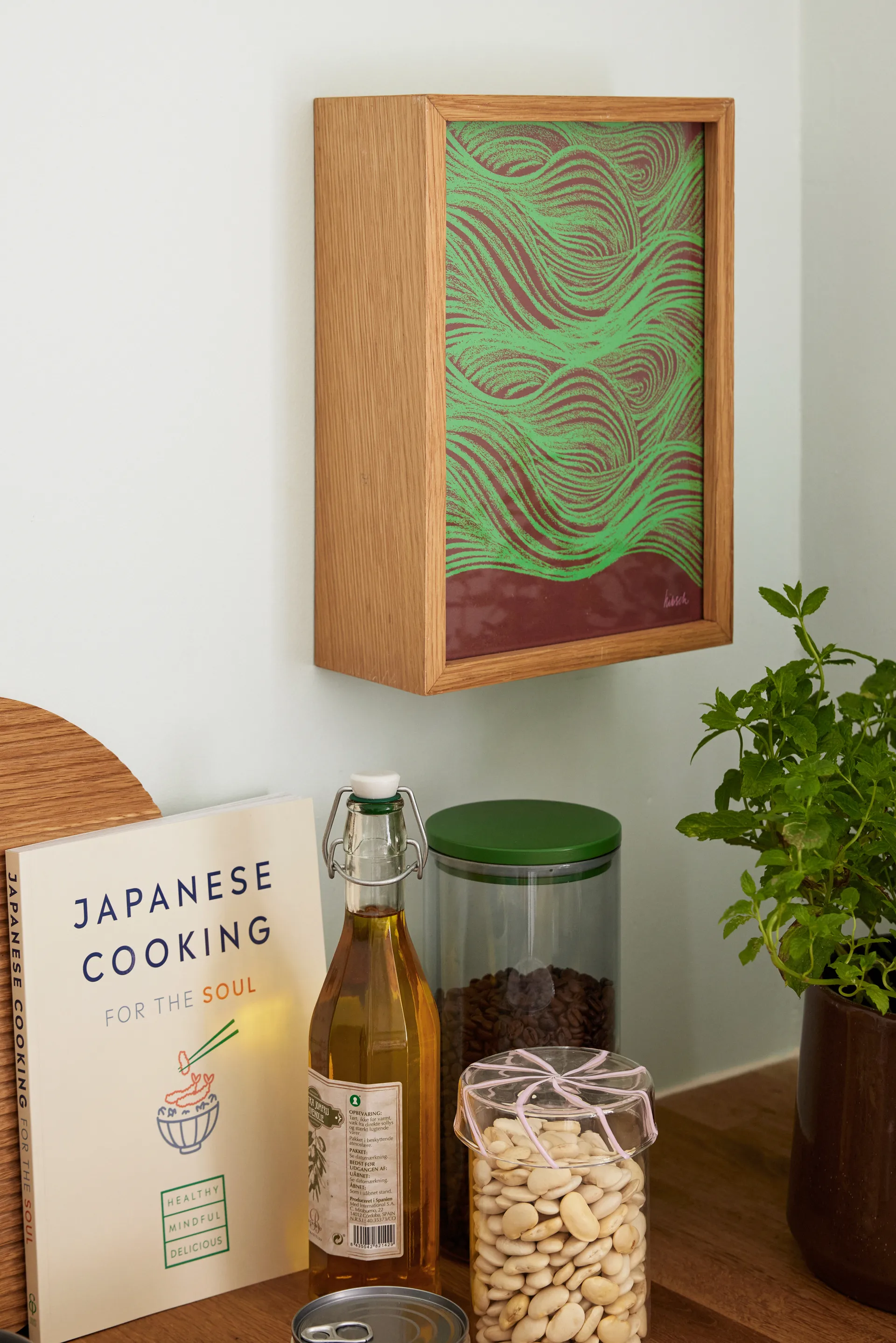 Heir storage jar glass medium, Pink Hübsch Interior