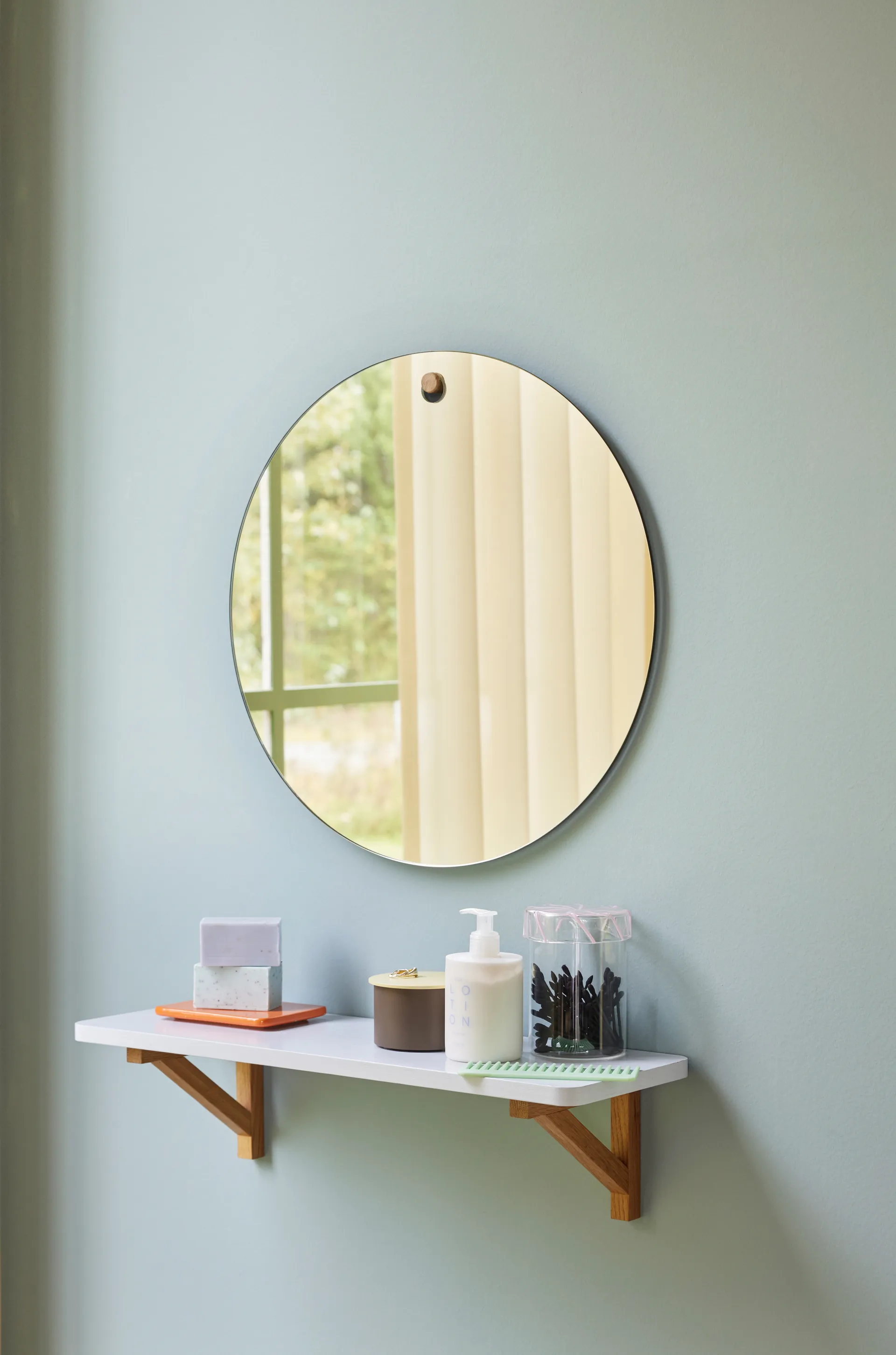 Heir storage jar glass medium, Pink Hübsch Interior