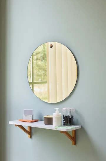 Heir storage jar glass medium - Pink - Hübsch Interior