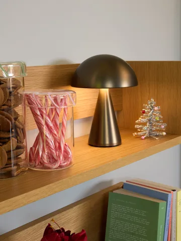 Heir storage jar glass medium - Pink - Hübsch Interior