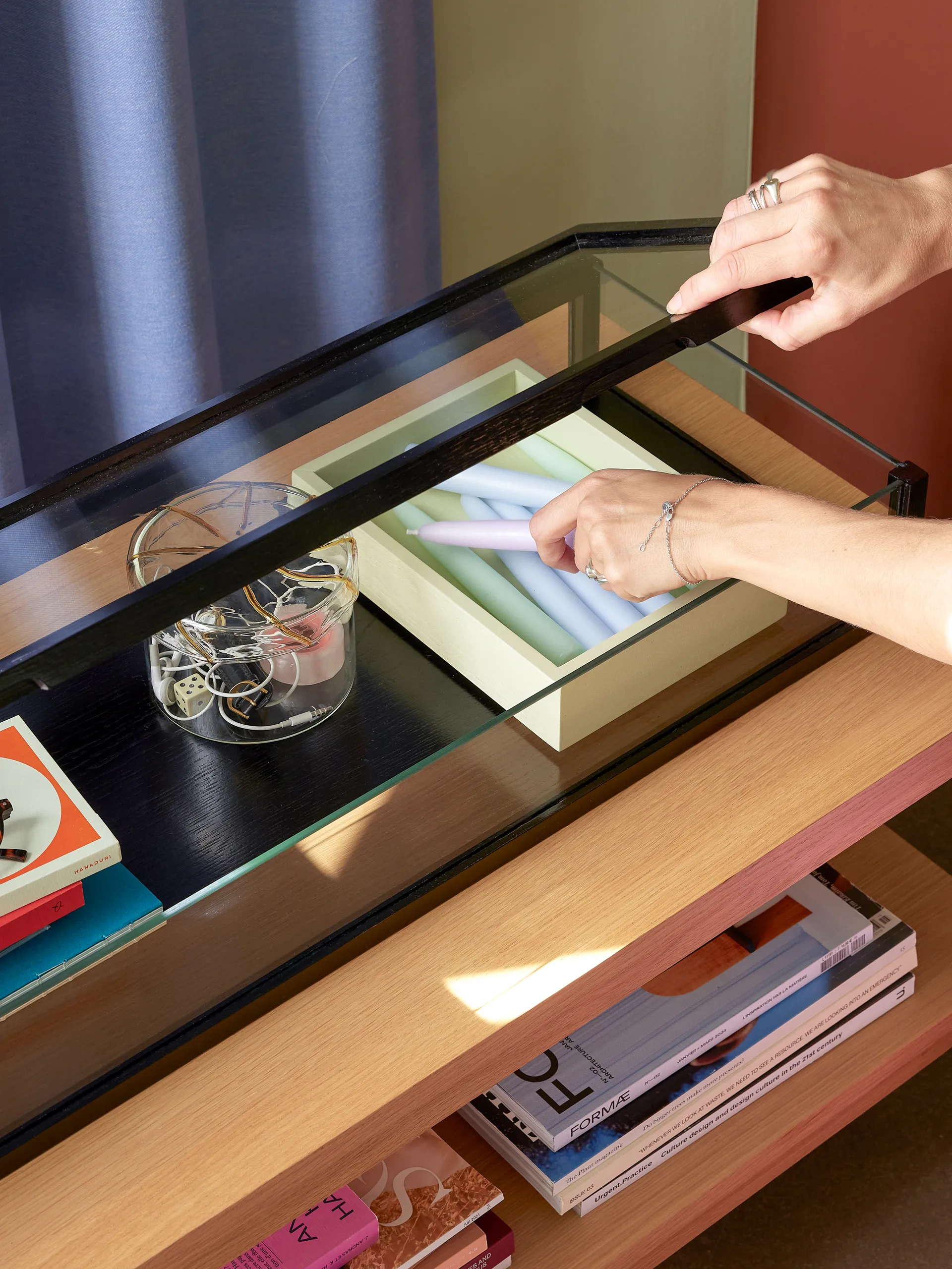 Heir storage jar low, Yellow Hübsch Interior