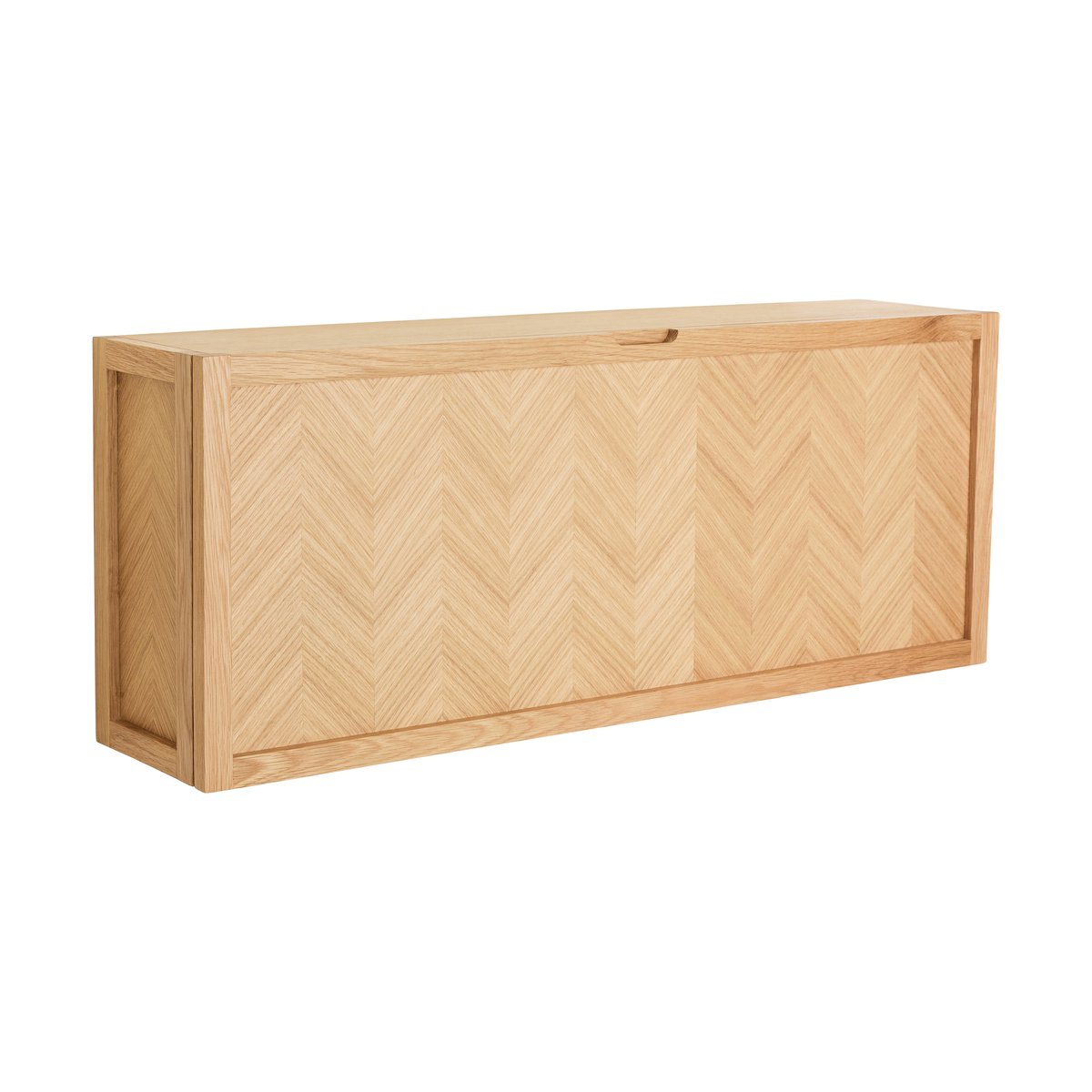 Hübsch Herringbone shoe cabinet large Oak | Scandinavian Design | Display & glass cabinets | Beige