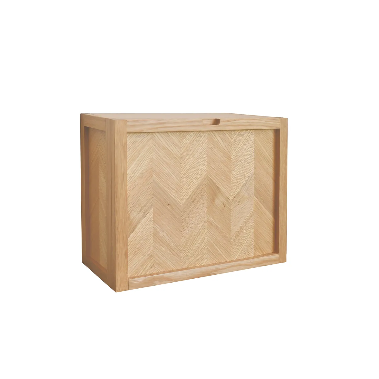 Hübsch Herringbone shoe cabinet Oak | Scandinavian Design | Display & glass cabinets | Beige