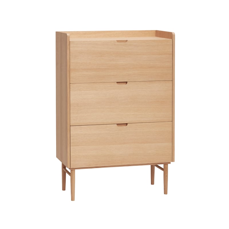 Hübsch Hide chest of drawers Oak