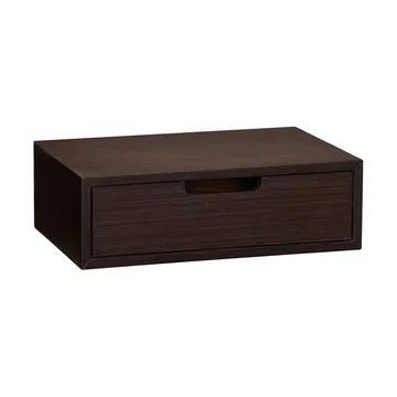 Hide storage box - Dark oak, 30x20x10 cm - Hübsch