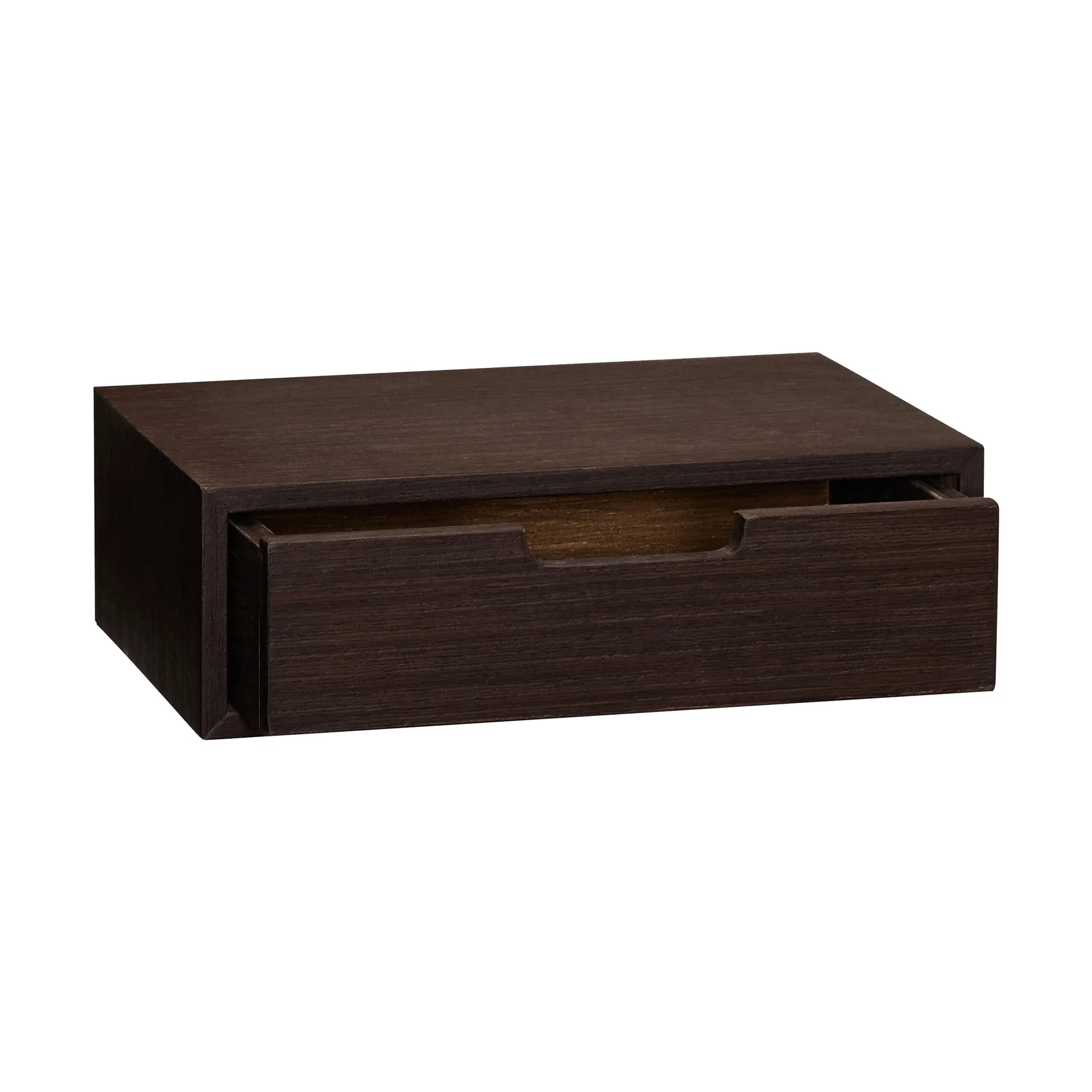 Hide storage box, Dark oak, 30x20x10 cm Hübsch