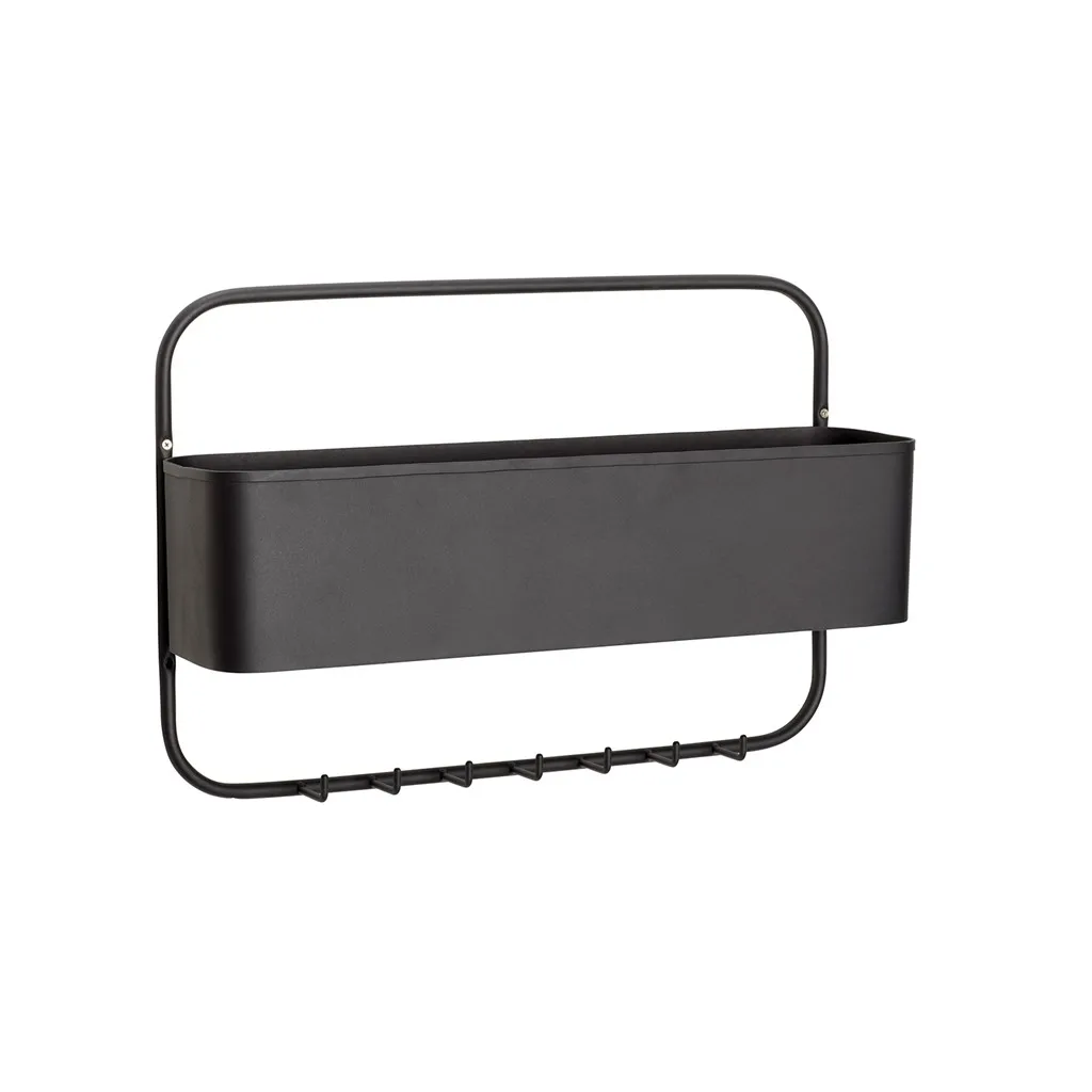 Hübsch clothes hanger 41x62 cm Metal-black | Scandinavian Design | Clothes hooks & hangers | Black