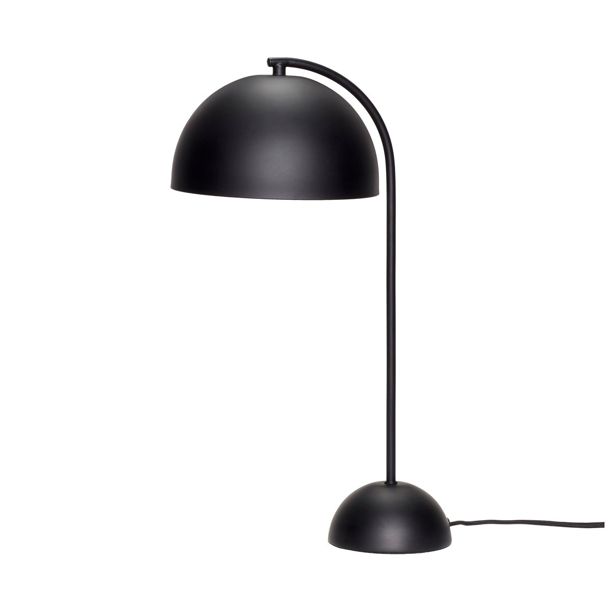 Hübsch table lamp o23 cm Black | Scandinavian Design | Desk & table lamps | Black