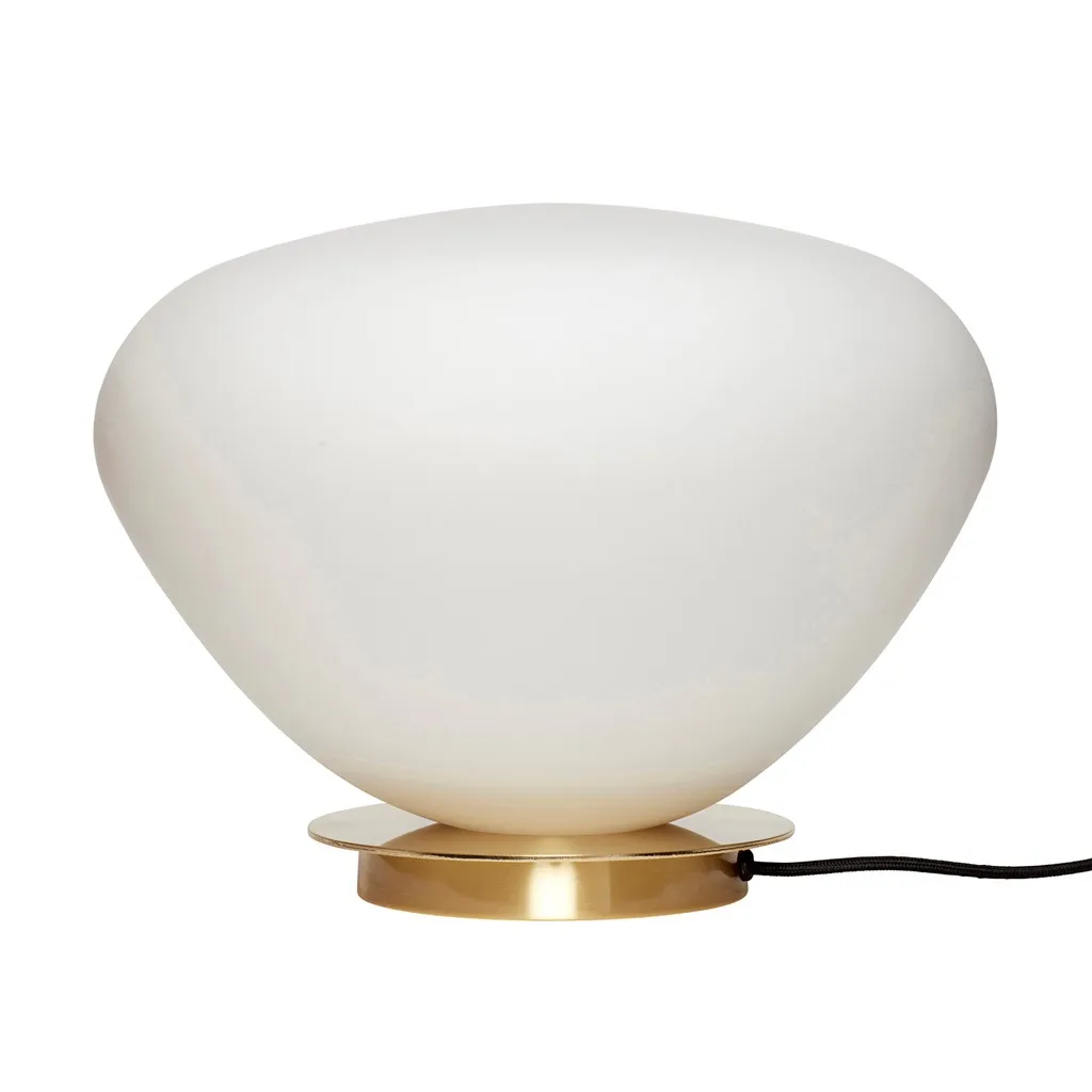 Hübsch table lamp 39 cm, White Hübsch Interior