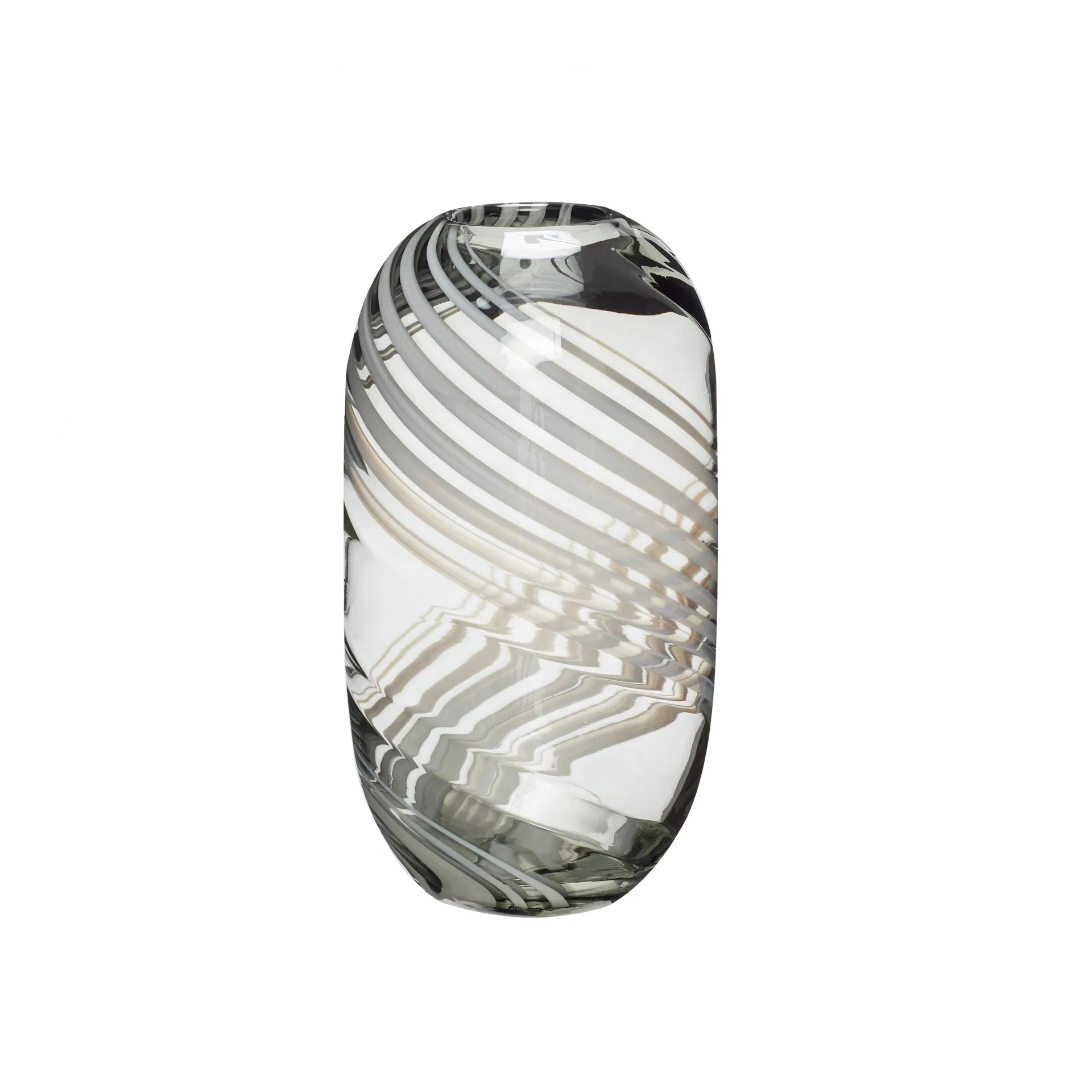 Hübsch vase 28 cm, Green-white Hübsch Interior