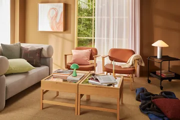 Inlet throw blanket 140x200 cm - Blue - Hübsch Interior