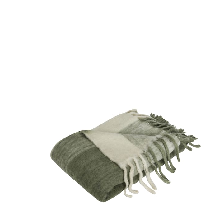 Inlet throw blanket 140x200 cm - Light green-white - Hübsch