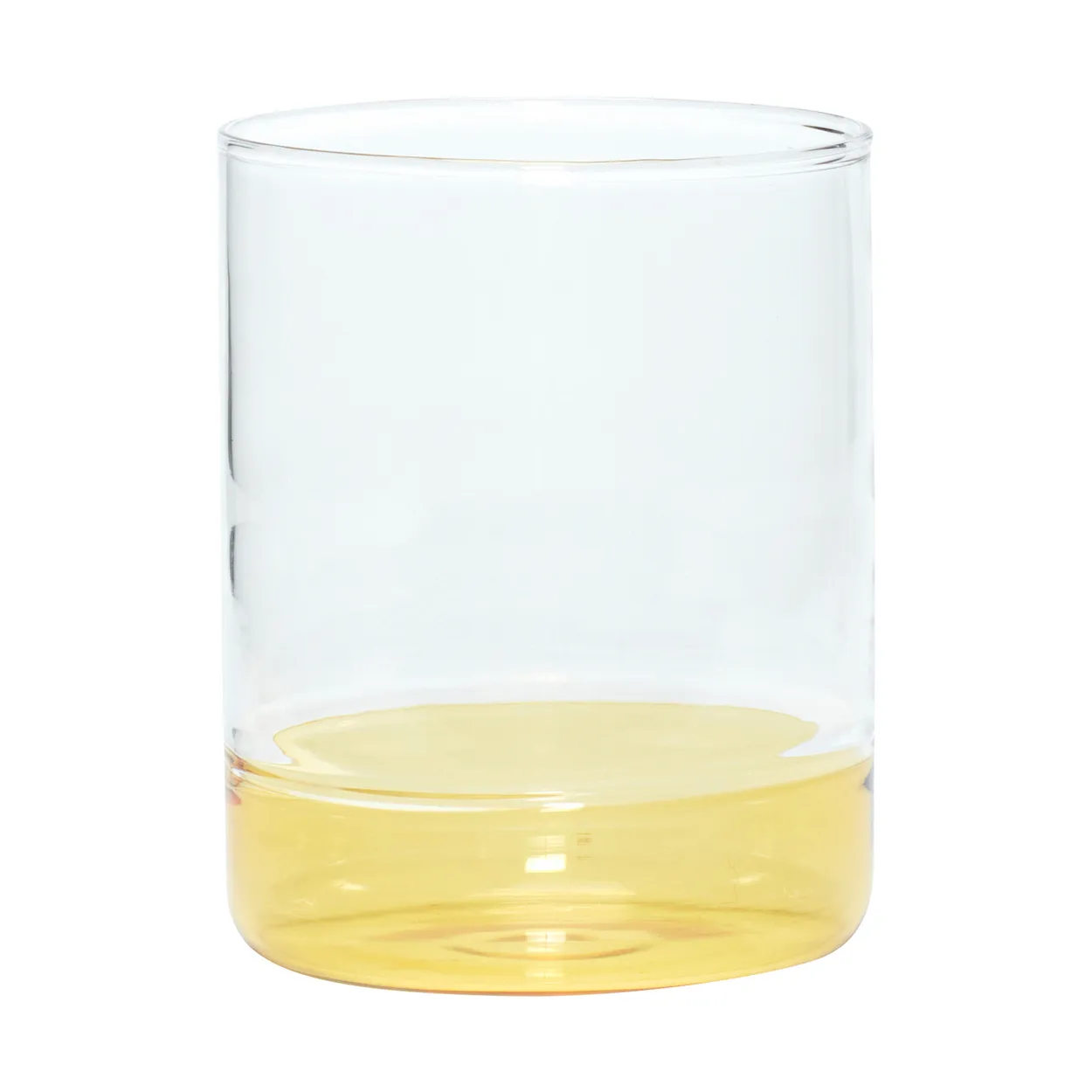 Hübsch Kiosk glass Yellow | Scandinavian Design | Drinking glasses & tumblers | Yellow