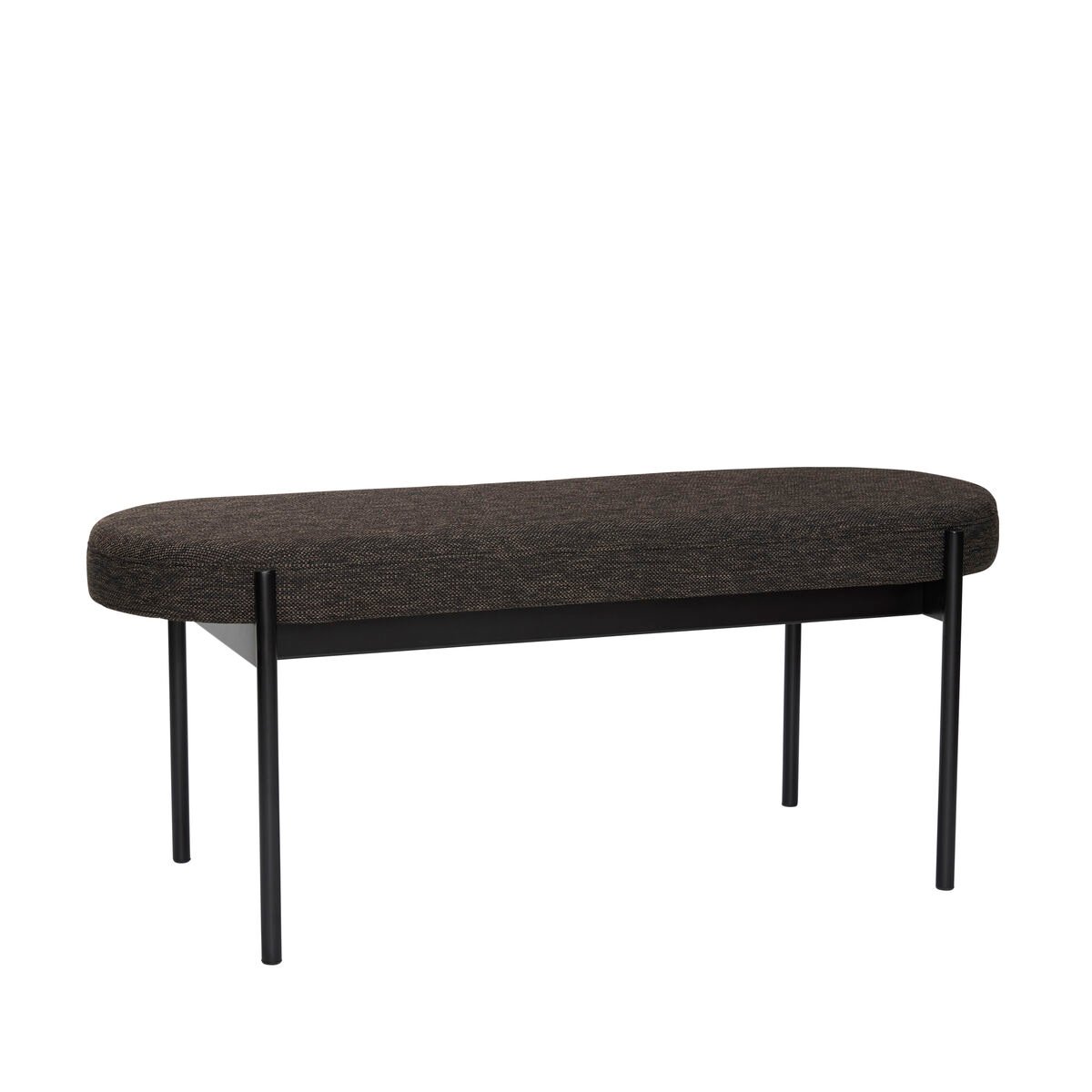 Hübsch Klint bench 110 cm Black | Scandinavian Design | Benches | Black