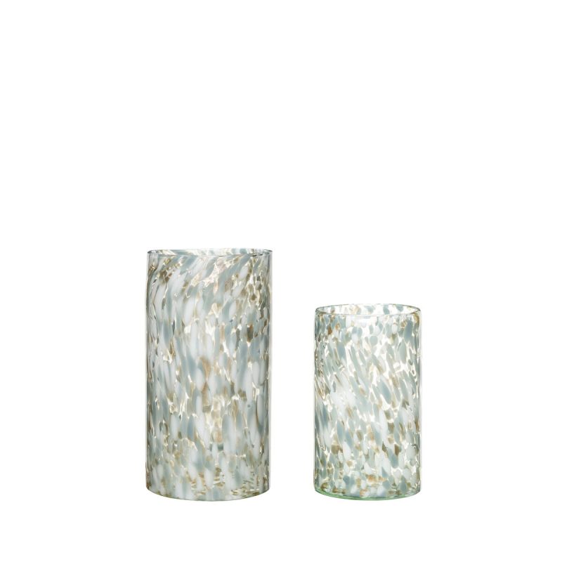 Hübsch Libra vase 2-pack Green | Scandinavian Design | Vases | Multi