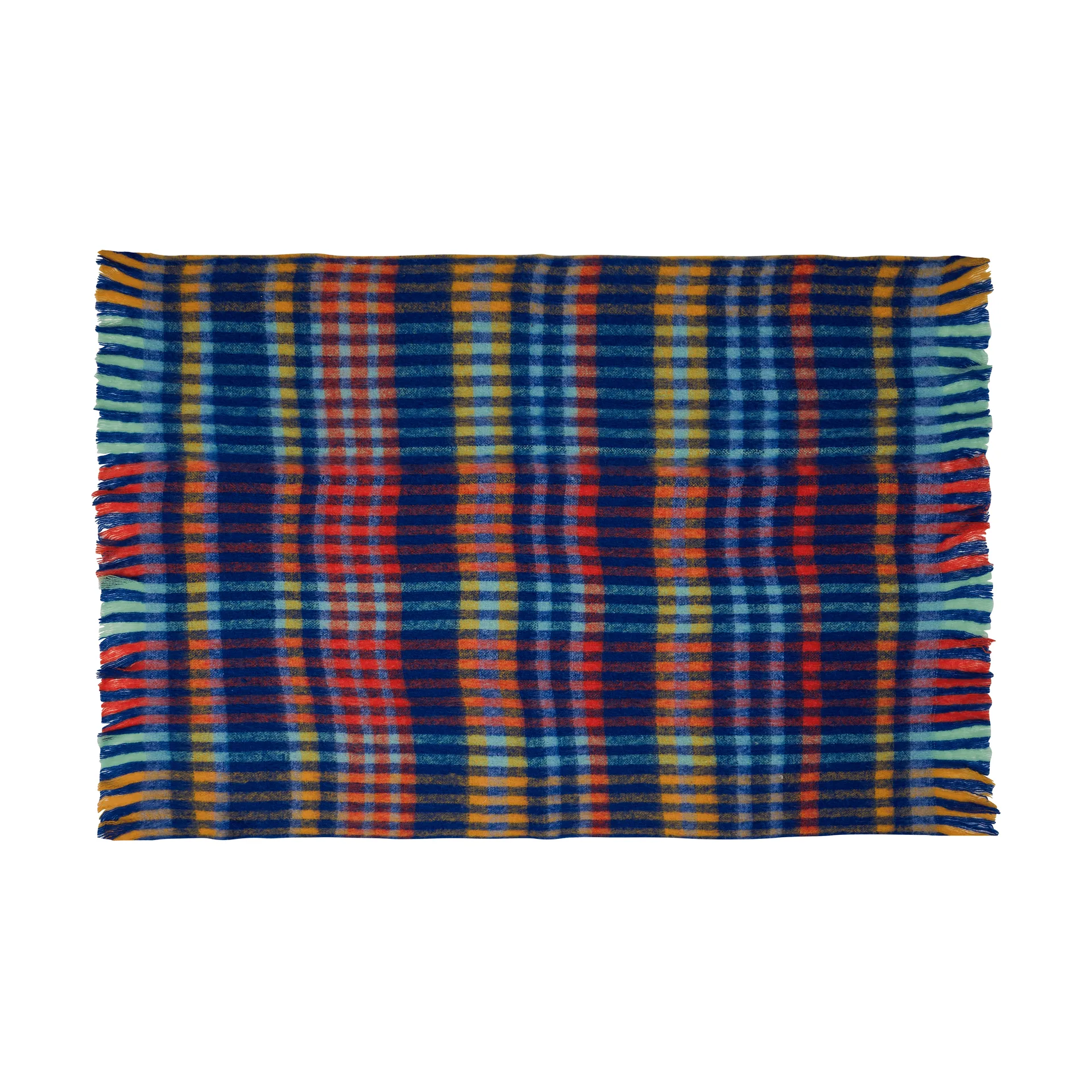 Loom throw blanket, Multicolour, 140x200 cm Hübsch Interior