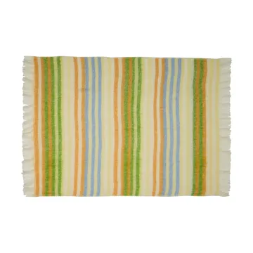 Loom throw blanket - Yellow, 140x200 cm - Hübsch Interior