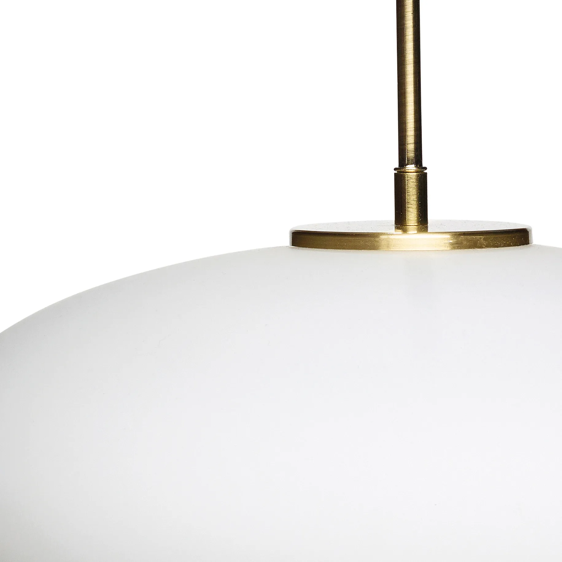 Muse Ellipse pendant, White Hübsch Interior