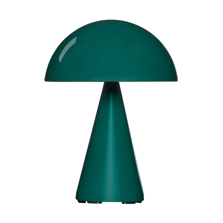 Mush portable table lamp - Dark green, 20 cm - Hübsch