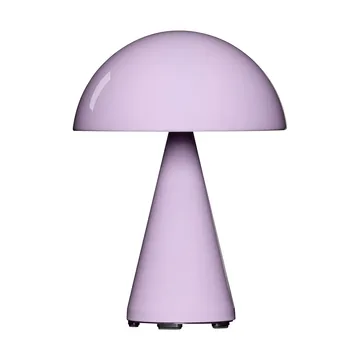Mush portable table lamp - Light pink, 20 cm - Hübsch Interior