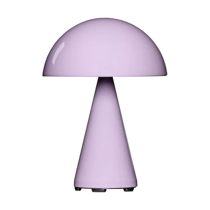 Mush portable table lamp - Light pink, 20 cm - Hübsch