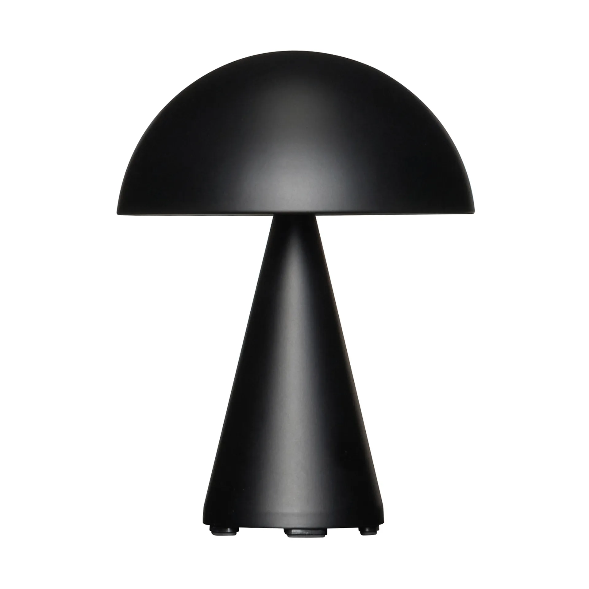 Mush portable table lamp, Matt black, 20 cm Hübsch Interior