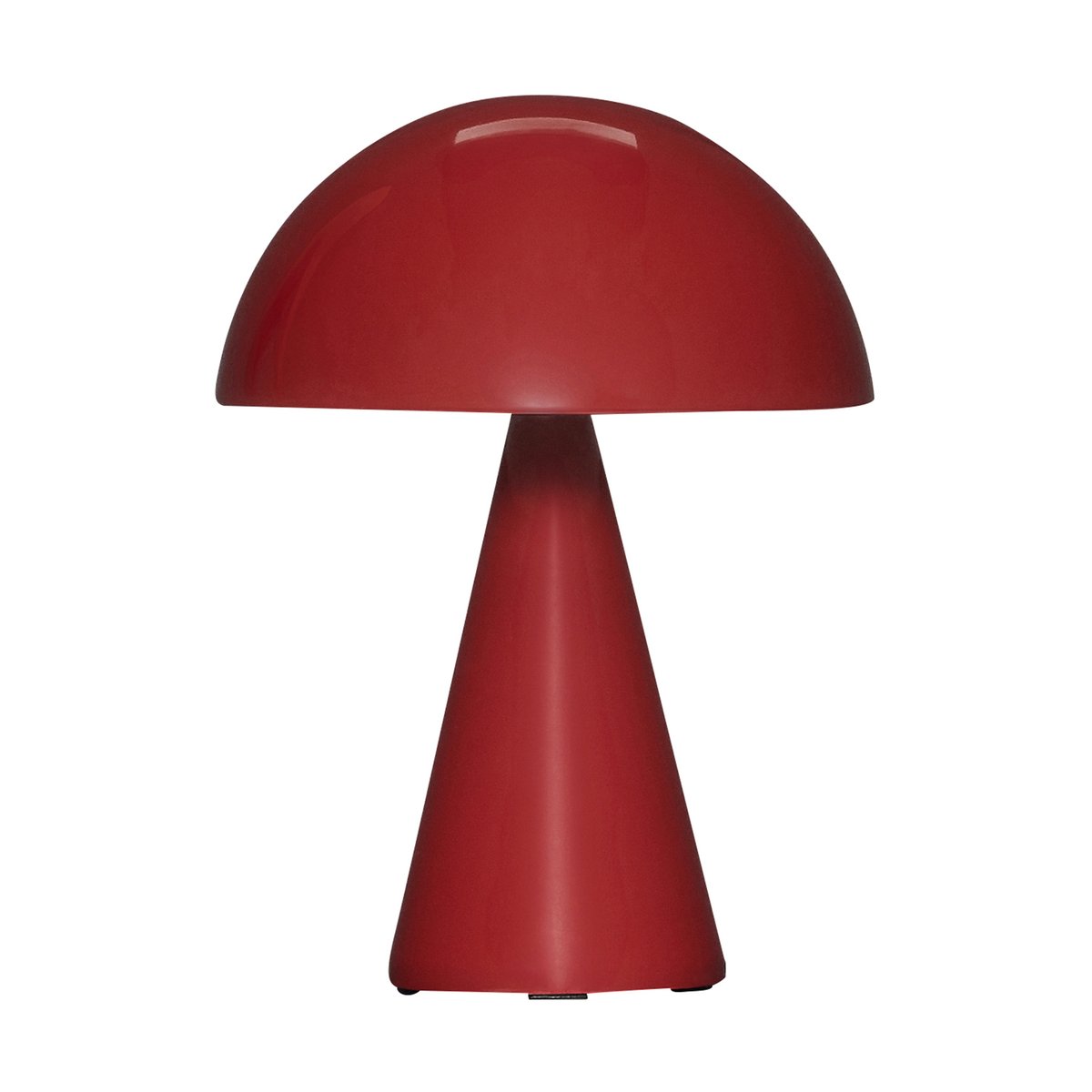 Hübsch Mush portable table lamp Red | Scandinavian Design | Desk & table lamps | Red