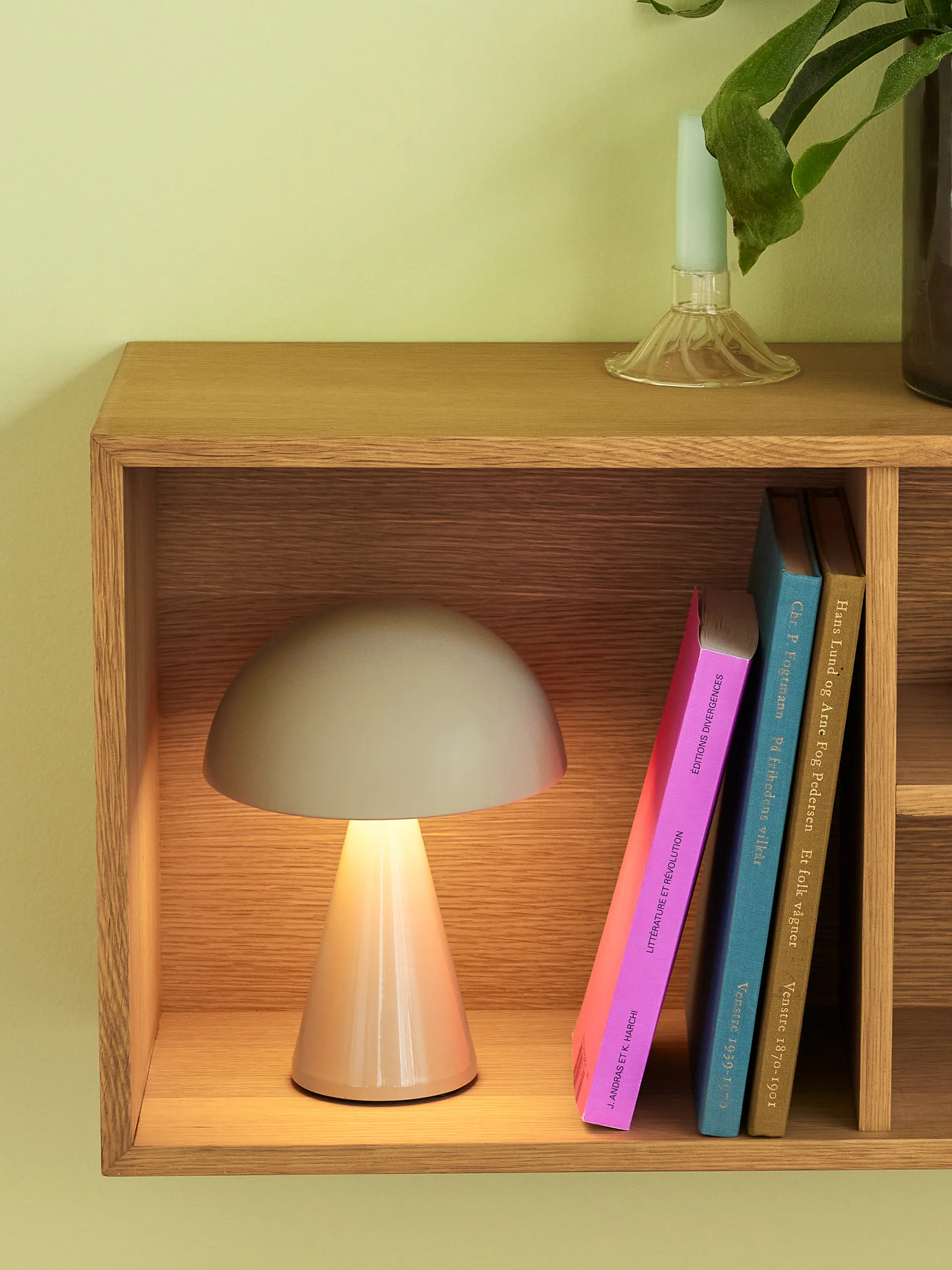 Mush portable table lamp, Sand Hübsch Interior