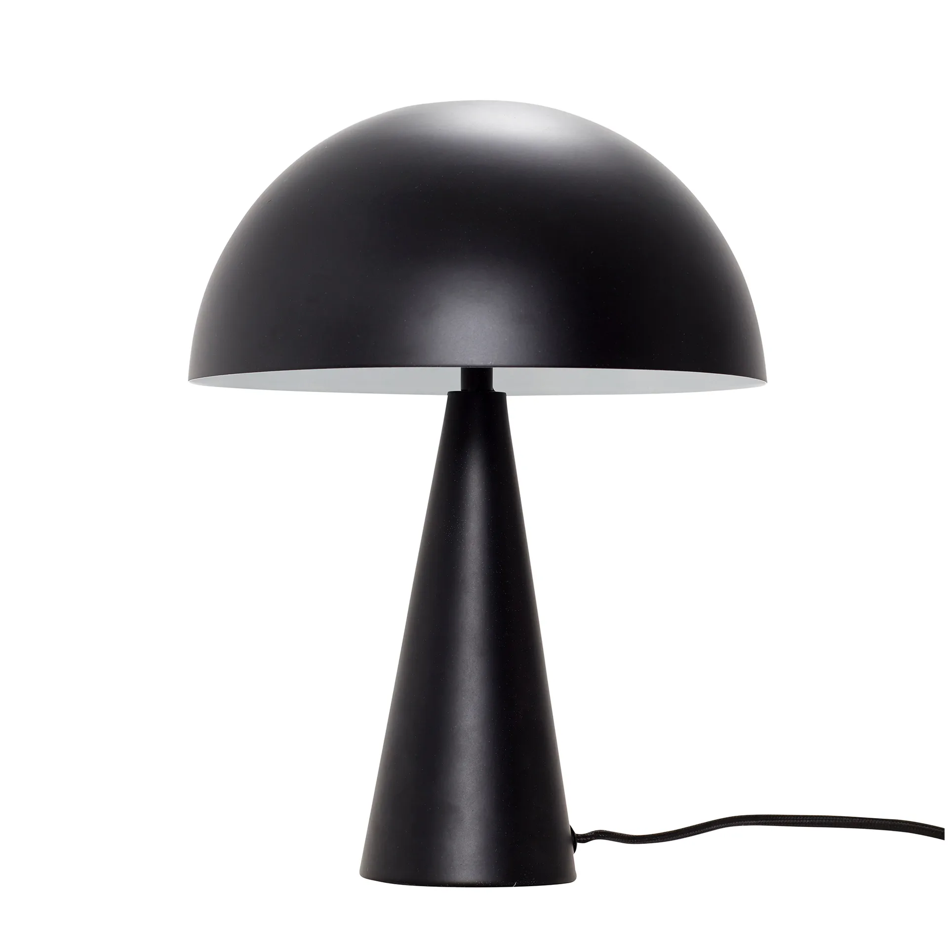 Mush table lamp, Black, mini 34 cm Hübsch Interior