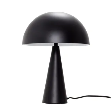 Mush table lamp - Black, mini 34 cm - Hübsch Interior
