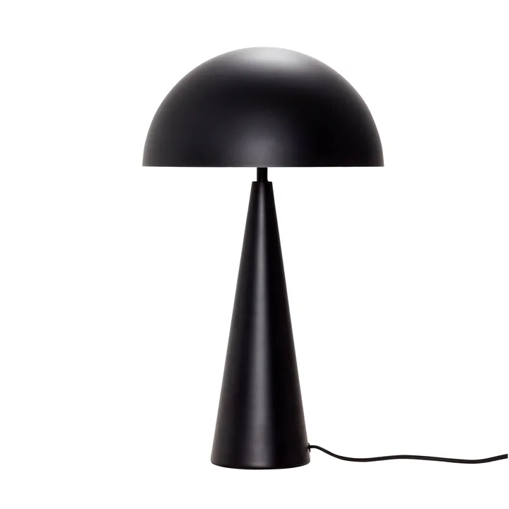 Mush table lamp - Black, tall 50 cm - Hübsch