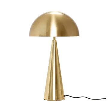 Mush table lamp - Brass, tall 50 cm - Hübsch Interior