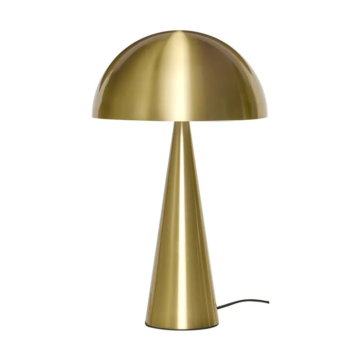 Mush table lamp - Brass, tall 50 cm - Hübsch