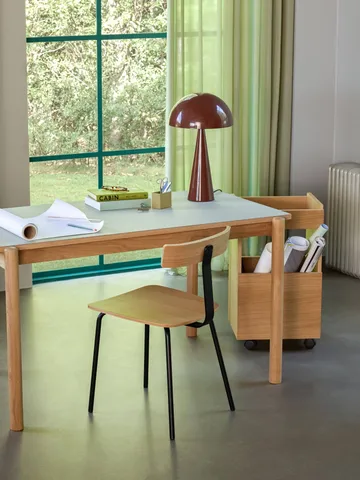 Mush table lamp - Brown, tall 50 cm - Hübsch Interior