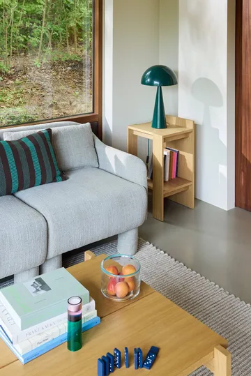 Mush table lamp - Dark green, tall 50 cm - Hübsch Interior