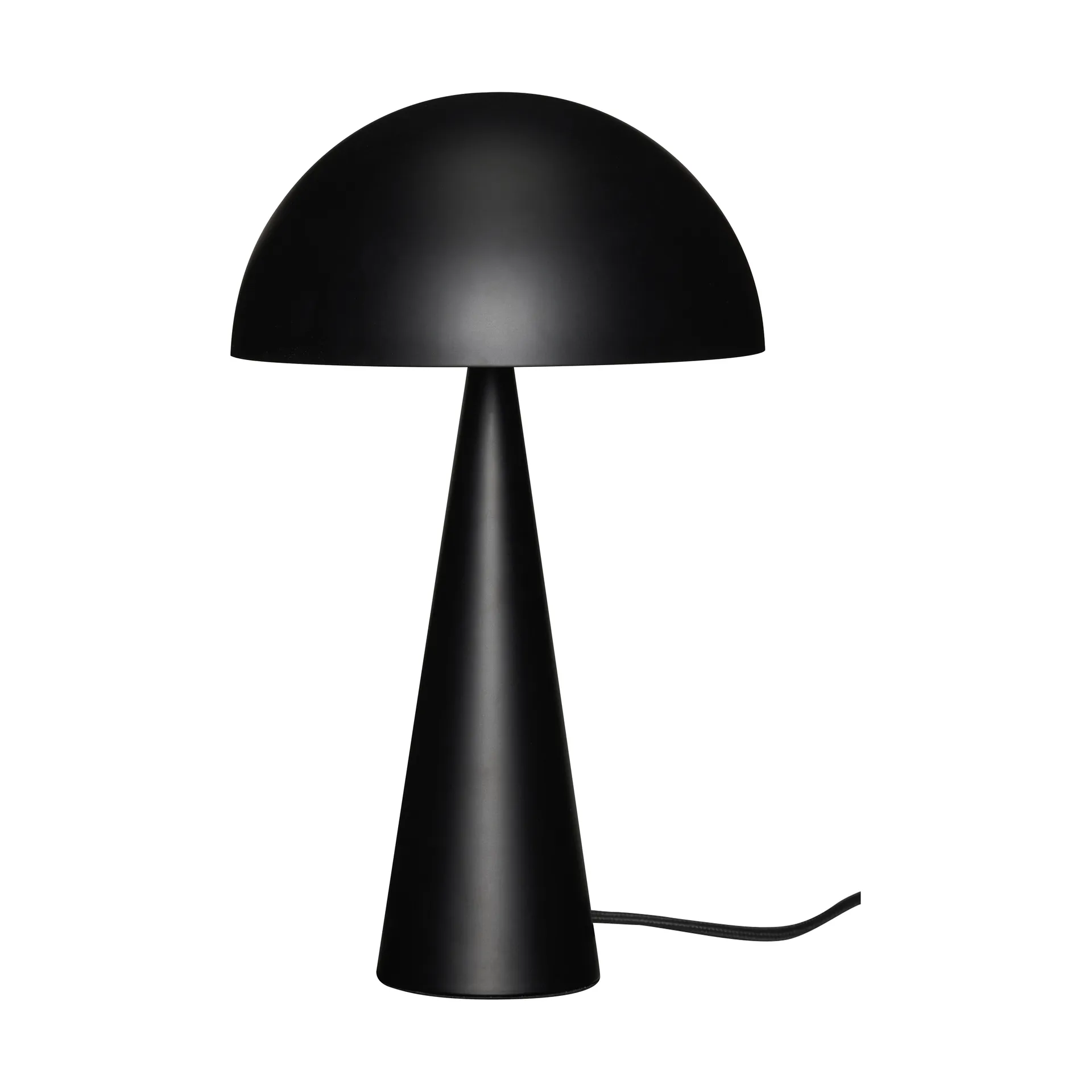 Mush table lamp, Matte black, tall 50 cm Hübsch Interior