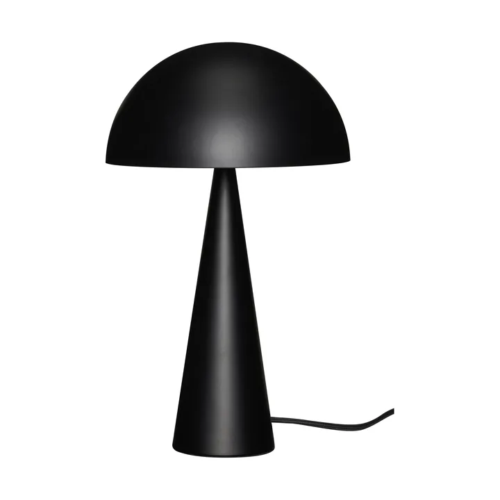 Mush table lamp - Matte black, tall 50 cm - Hübsch