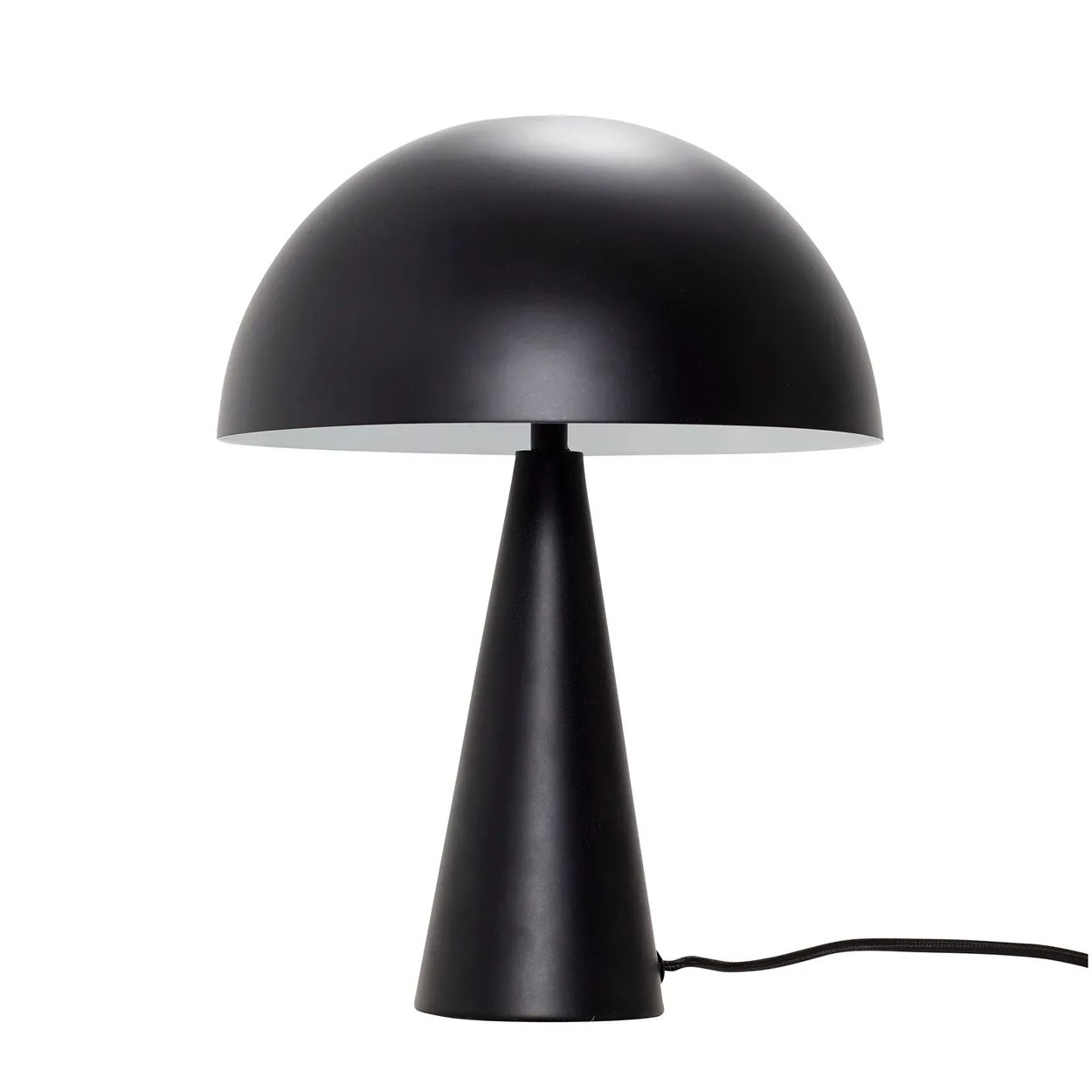 Hübsch Mush table lamp mini Black | Scandinavian Design | Desk & table lamps | Black