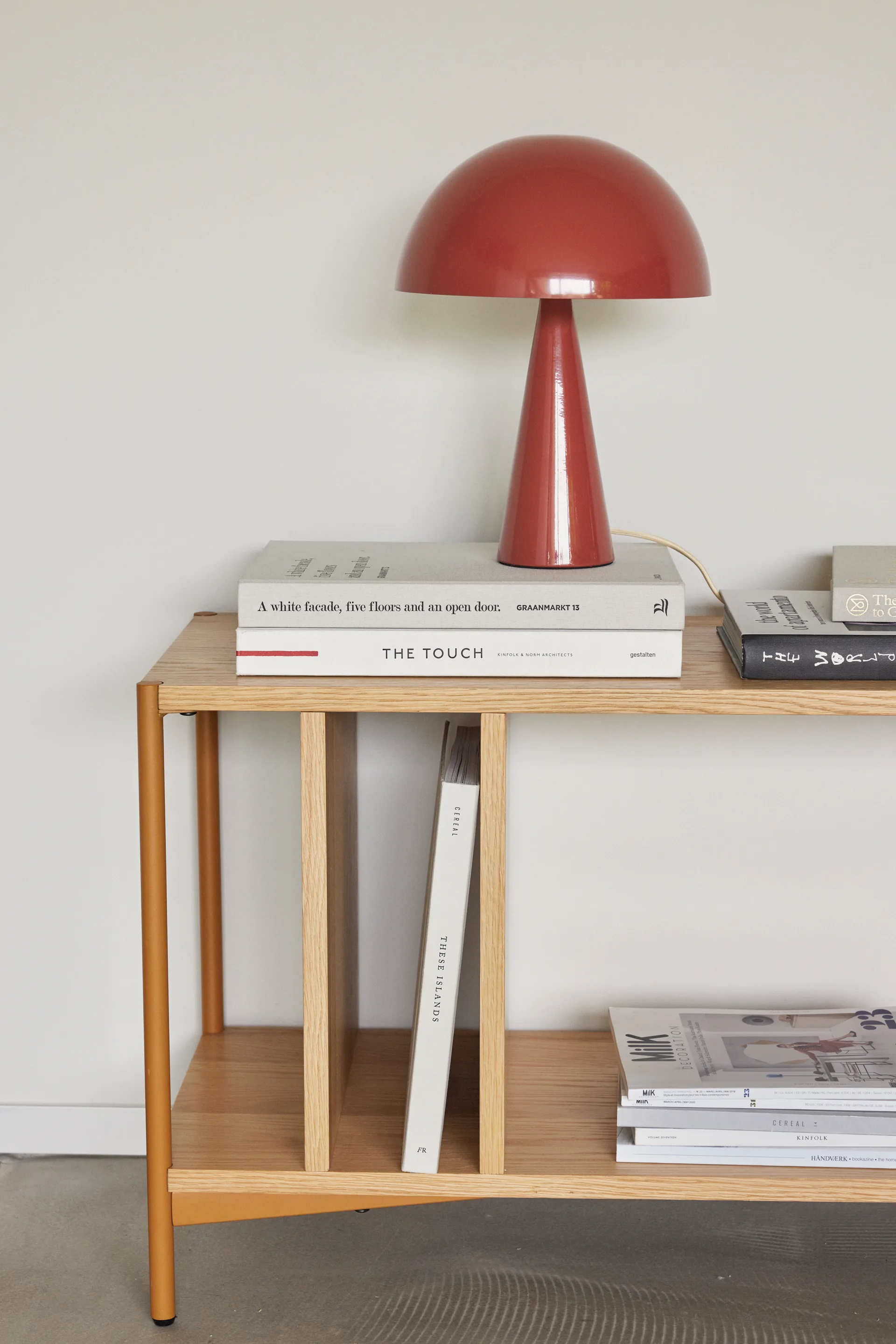 Mush table lamp mini, Red Hübsch Interior