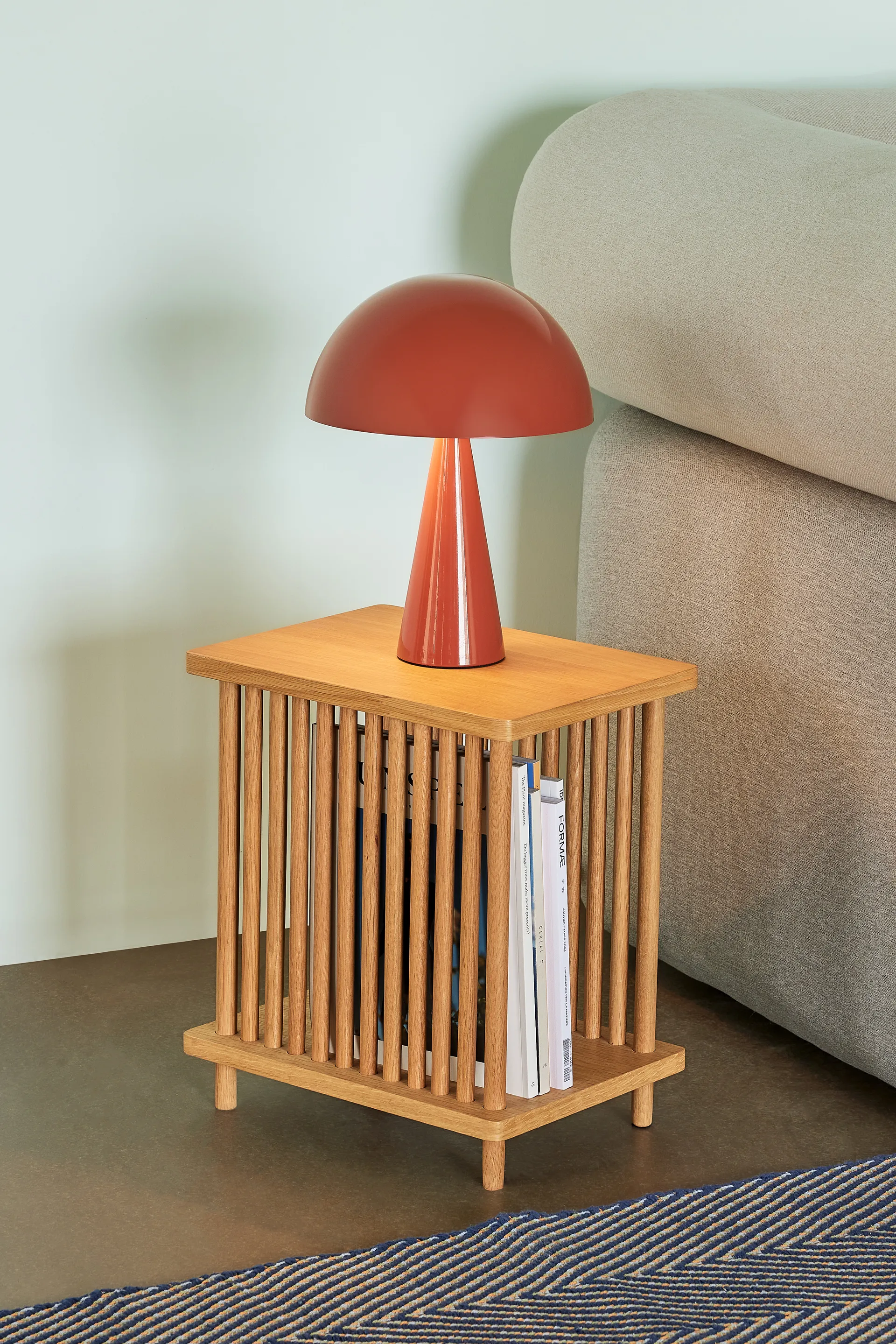 Mush table lamp mini, Red Hübsch Interior