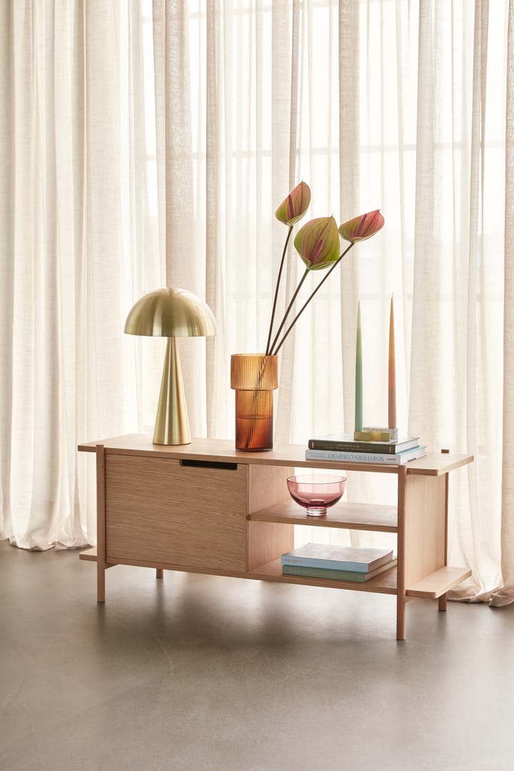 Mush table lamp pine, Brass Hübsch Interior
