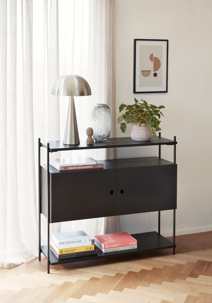 Mush table lamp pine, Nickel Hübsch Interior