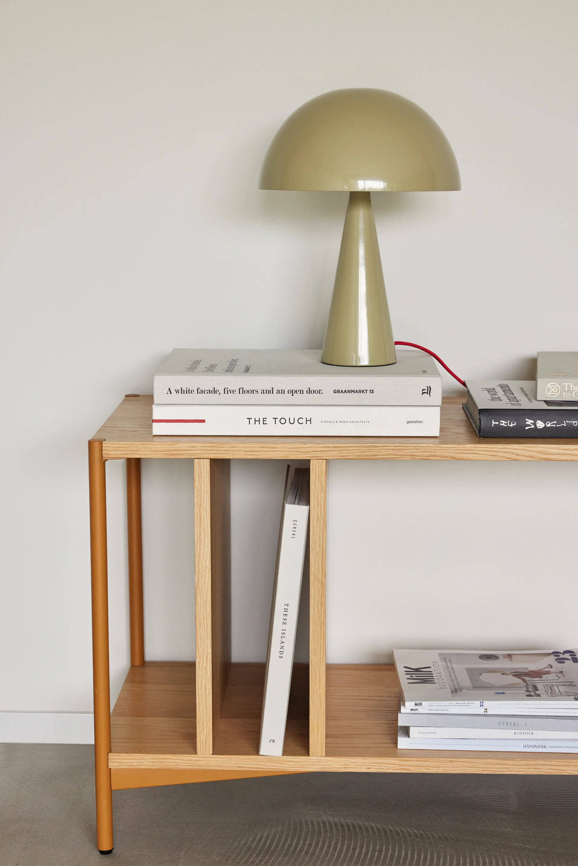 Mush table lamp, Sand, mini 34 cm Hübsch Interior
