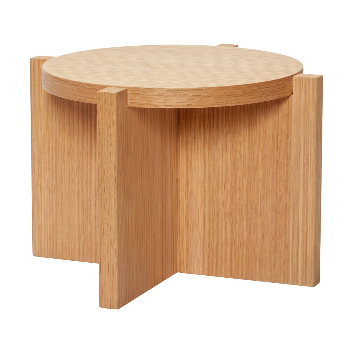 Hübsch Nomad side table small Oak | Scandinavian Design | Side tables | Beige