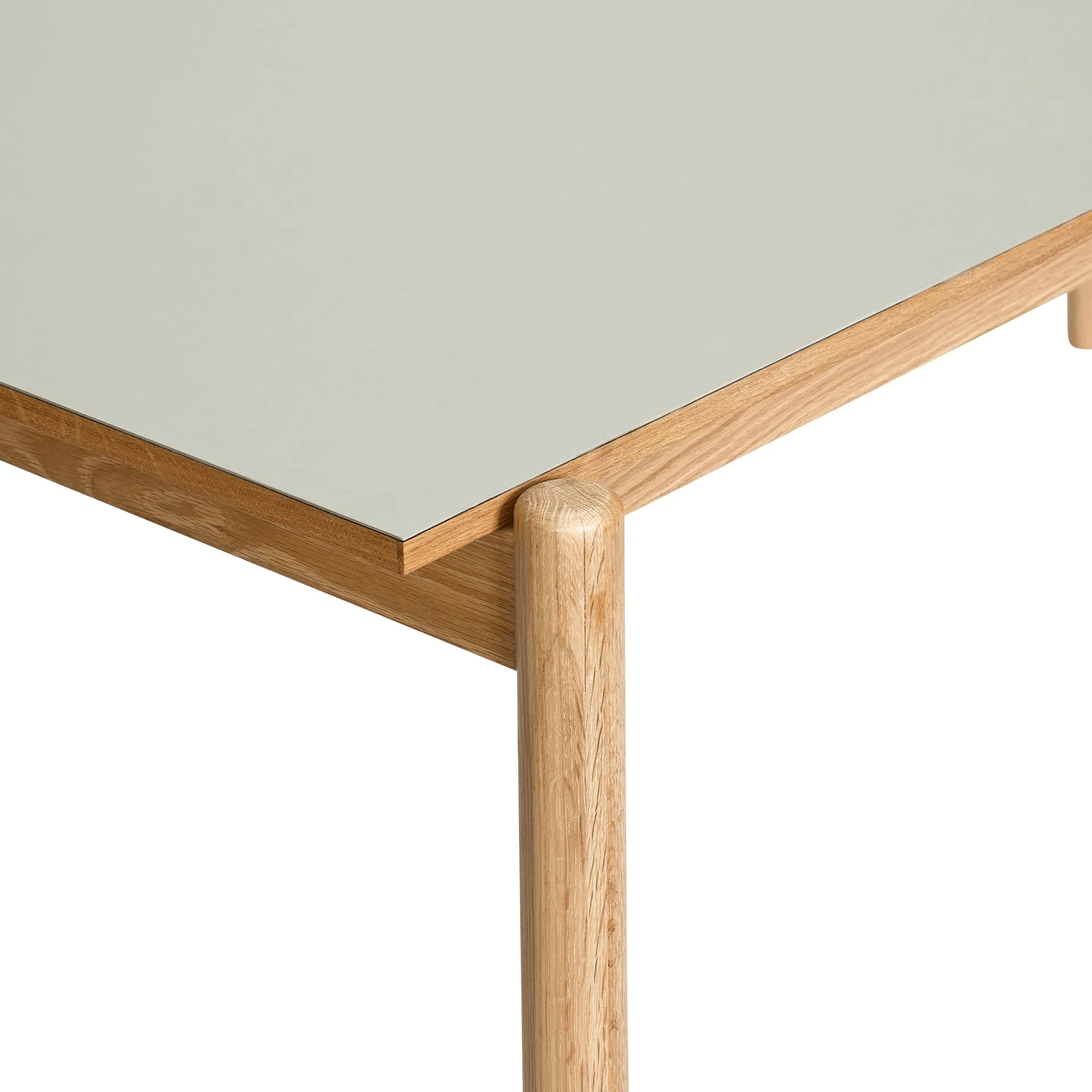Oblique dining table, Grey, 190x106 cm Hübsch Interior