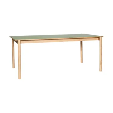 Oblique dining table - Olive, 190x106 cm - Hübsch Interior