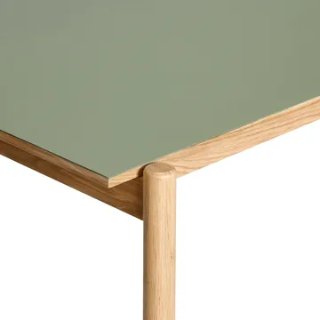 Oblique dining table - Olive, 190x106 cm - Hübsch Interior