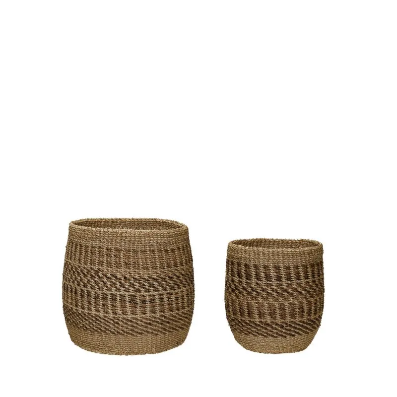 Ochre baskets 2-pack, Nature Hübsch Interior