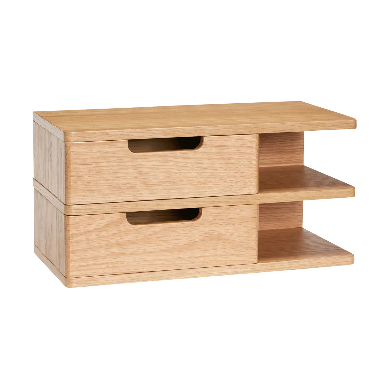 Hübsch Open wall shelf Oak | Scandinavian Design | Shelves & shelving systems | Beige